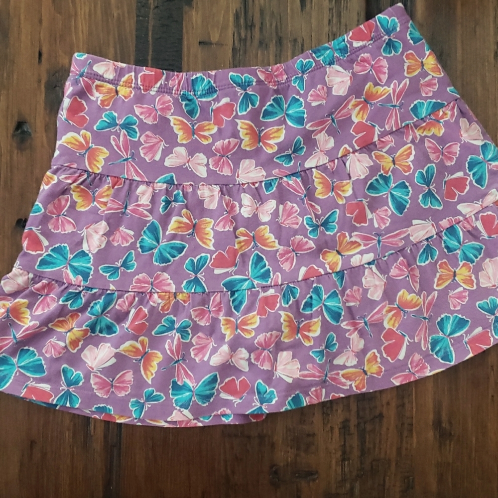 Floral and Butterfly Print Skirts With Liner Girl's Size 10 - Picture 10 of 14